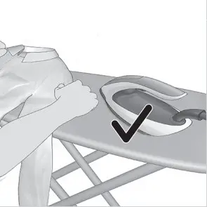 PHILIPS GC9600 Range Perfect Elite Plus Steam Generator Iron - Putting down