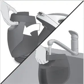 PHILIPS GC9600 Range Perfect Elite Plus Steam Generator Iron - water tank