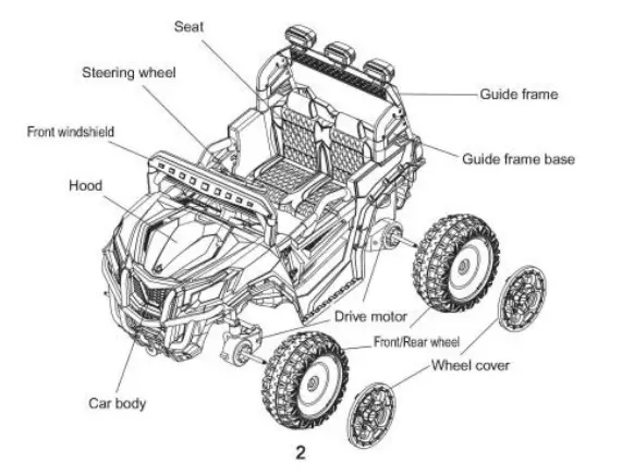 OPTION SW-898 Children Electric Car 2