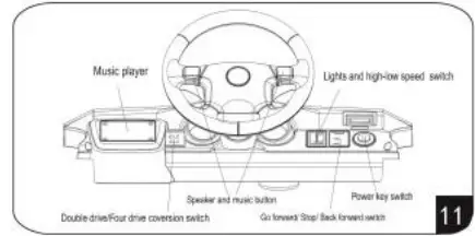 OPTION SW-898 Children Electric Car 9