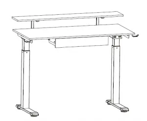 ROLANSTAR Height Adjustable Desk Instructions