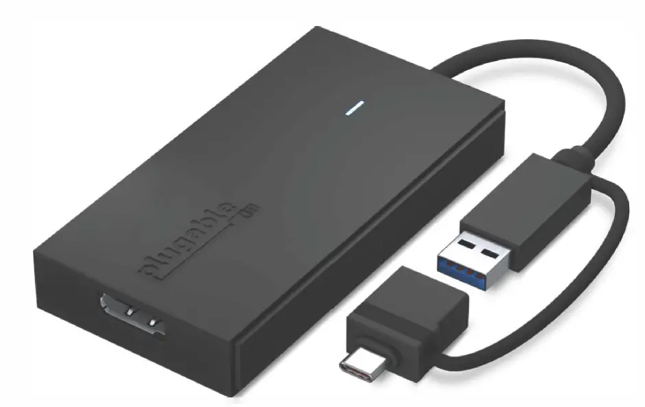 plugable UGA-DP-S USB 3.0 and USB-C to DisplayPort Adapter