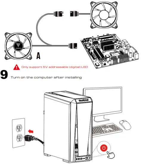 GAMDIAS Chione E2-120 LITE 2 CPU Liquid Cooler - Fig11