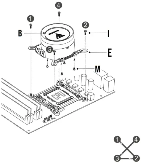 GAMDIAS Chione E2-120 LITE 2 CPU Liquid Cooler - Fig5