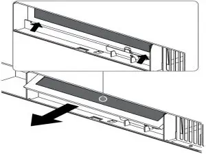 Replacing the charcoal filter