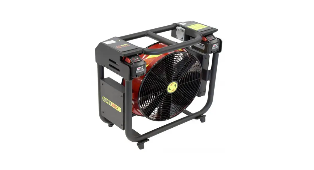 Super Vac V16-bl-wh Super Battery Powered Fans User Guide