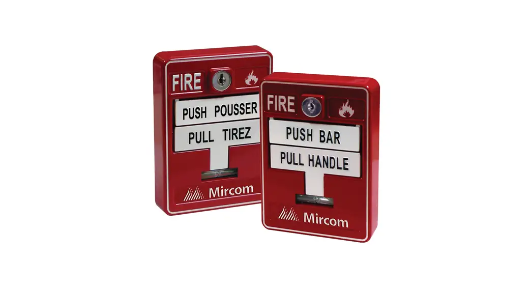 Mircom Mps-800mp Fire Alarm Addressable Manual Pull Stations Instruction Manual