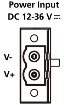 moxa AIG 501 T AZU LX Series Advanced IIoT gateway with Intel Atom® quad core - Power