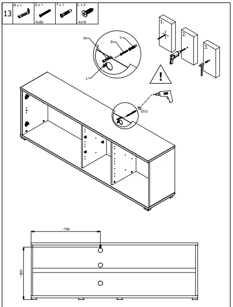 FORMA IDEALE 4K3F2V Shelf Lusitania TV-fig10