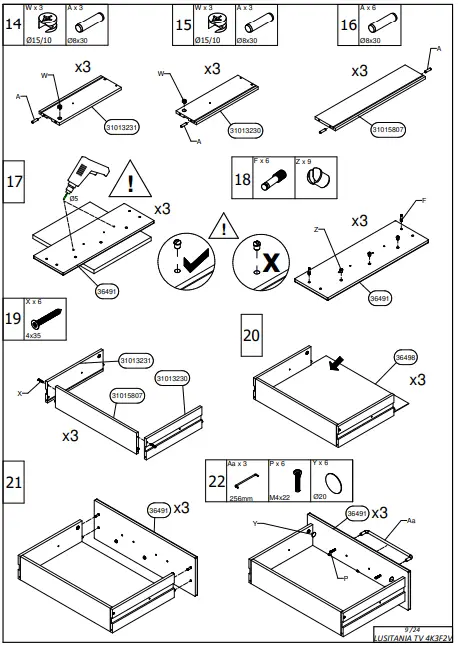 FORMA IDEALE 4K3F2V Shelf Lusitania TV-fig11