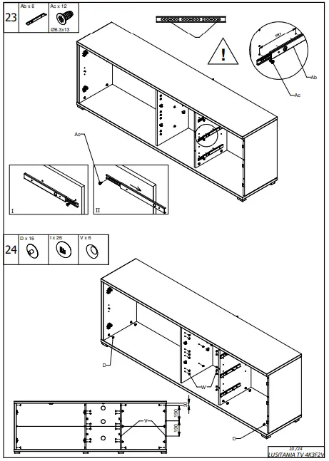 FORMA IDEALE 4K3F2V Shelf Lusitania TV-fig12