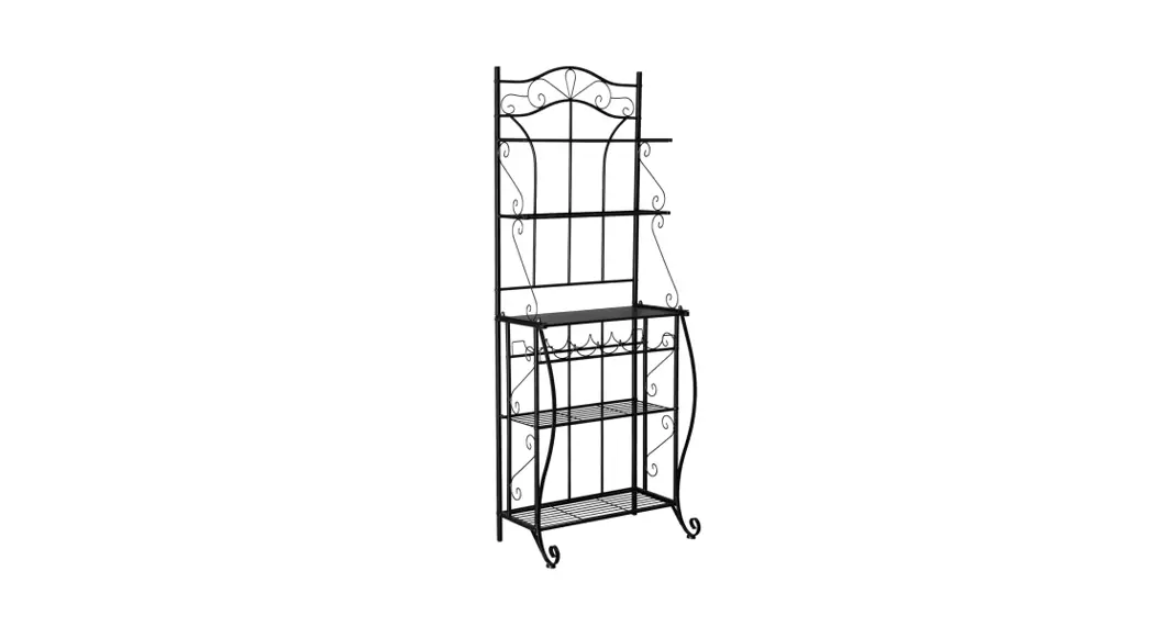 Eenyah Black 5-tier Kitchen Bakers Racks Instructions Eenyah Black 5-tier Kitchen Bakers Racks Instructions