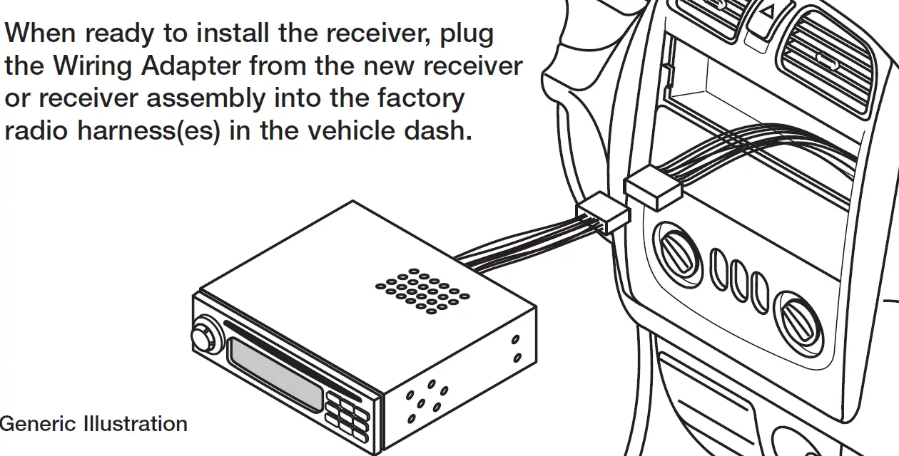 CRUTCHFIELD 120 70-7550 Receiver Wiring Adapter 08