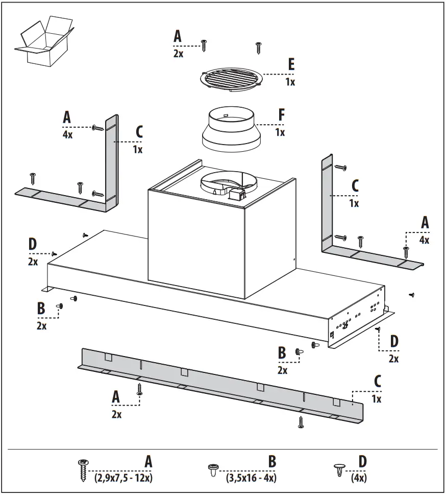FRANKE FST PLUS 1208 X Built In Hood 01