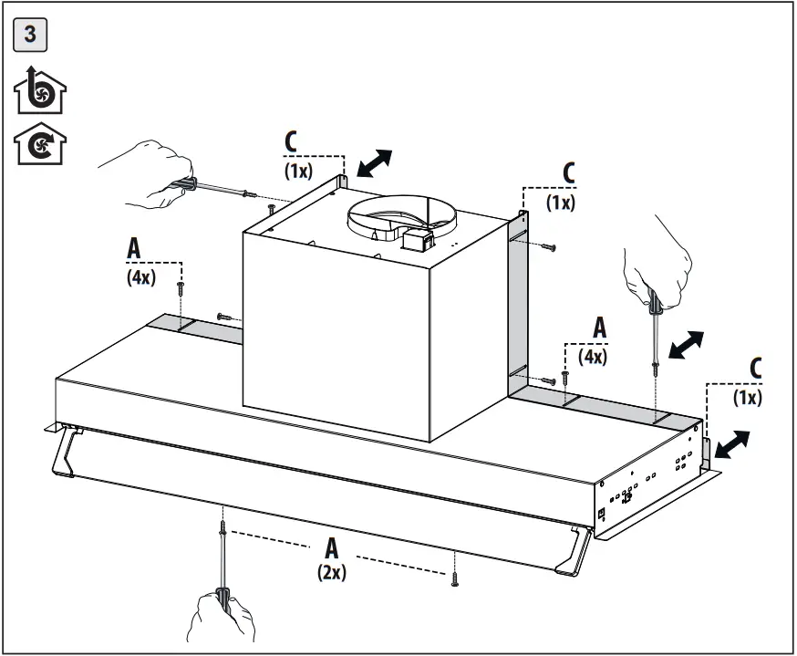 FRANKE FST PLUS 1208 X Built In Hood B3