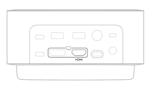 CONNECTING A HDMI DEVICE