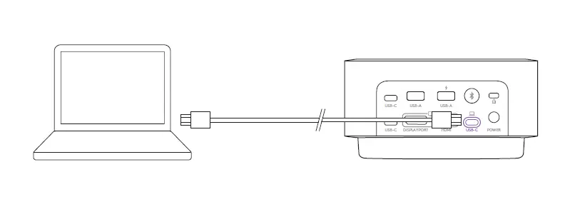 CONNECTING VIA USB-C CABLE