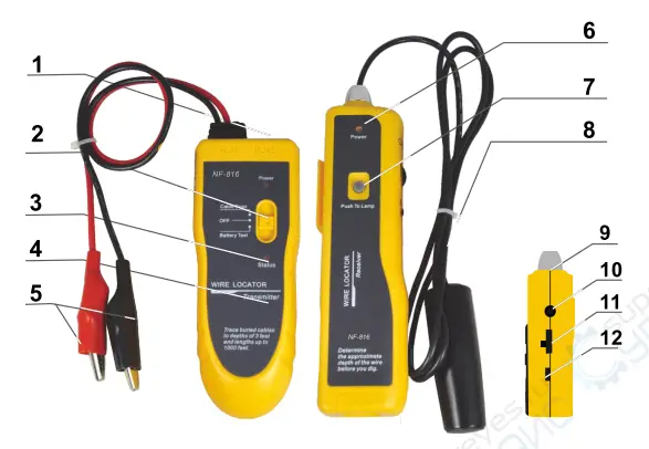 KELUSHI NF-816 Cable Wire Locator Receiver fig 1