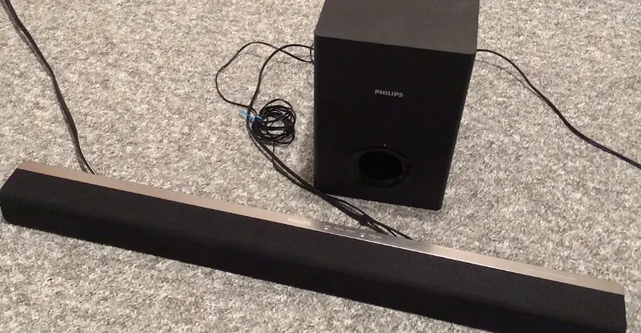 Philips Tab5306 5000 Series Wireless Soundbar Speaker User Manual