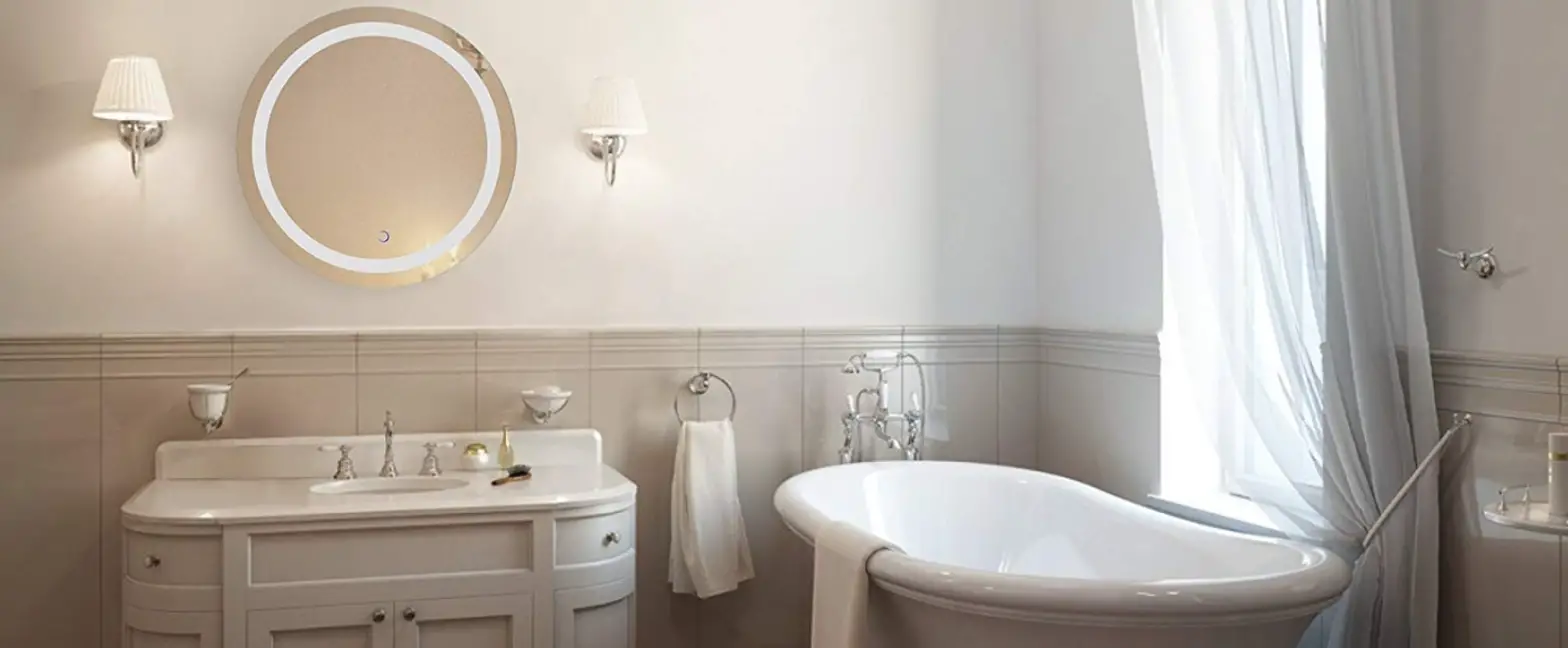 Riya Round 18 Inch Led Bathroom Mirror Instruction Manual Riya Round 18 Inch Led Bathroom Mirror Instruction Manual