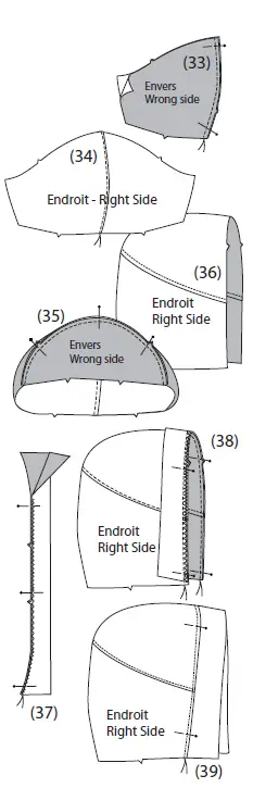 Jalie 2795 Womens Zippered Jacket or Hoodie 14