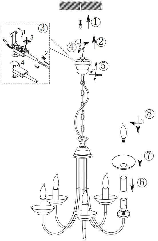 TRIO LIGHTING 101700532 Pendant Light