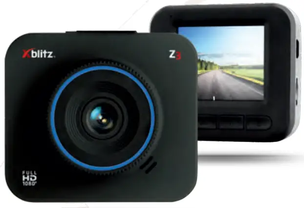 Xblitz Z3 Dashcam Full HD Vehicle Recorder