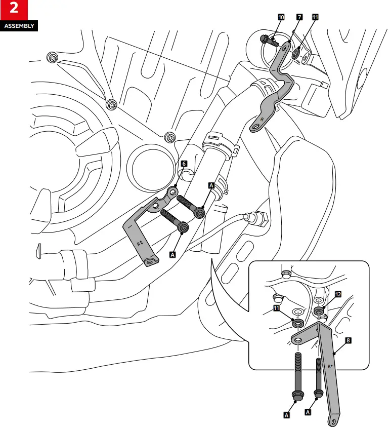Puig 20624 Yamaha Mt07 21 Engine Spoiler - fig 2