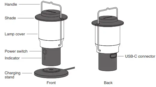 snow peak ES-080 Home and Camp Lantern - 1