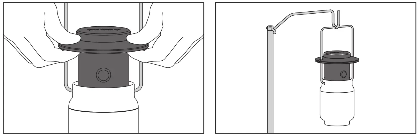 snow peak ES-080 Home and Camp Lantern - 6