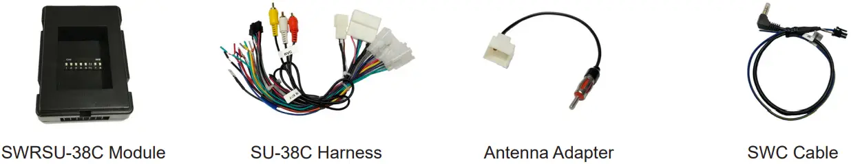 CRUX SWRSU 38C Radio Replacement Wiring Interface - Fig 1