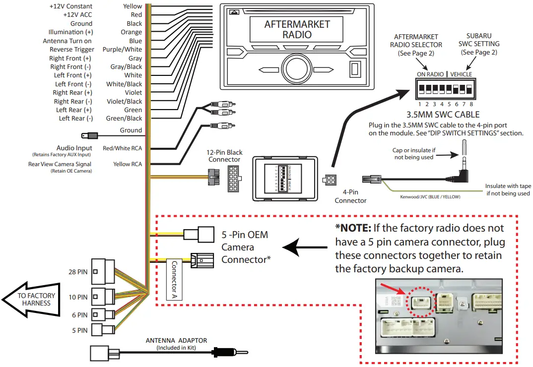 CRUX SWRSU 38C Radio Replacement Wiring Interface - Fig 2