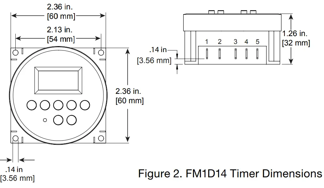 INTERMATIC FM1D14 Series 24 Hour-7-Day Time Switch - fig 1