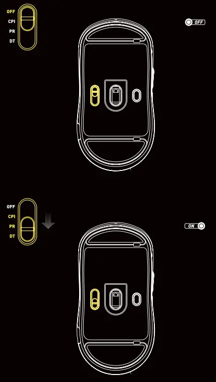 Xtrfy M8 Wireless Mouse - Figure 3