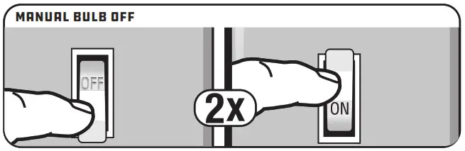 JASCO 60W Equivalent Smart LED Bulb Instruction - Manual bulb OFF