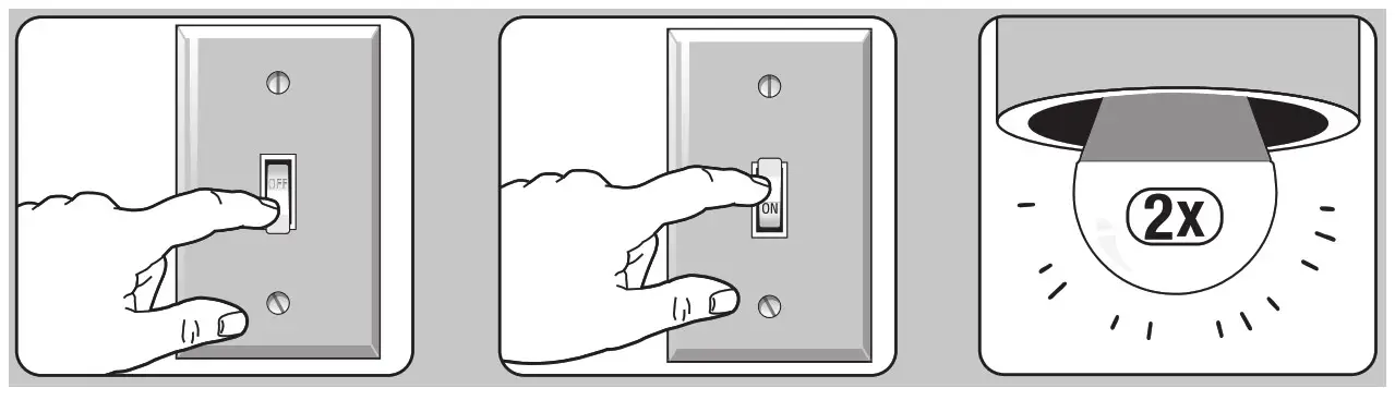 JASCO 60W Equivalent Smart LED Bulb Instruction - To remove and reset the device