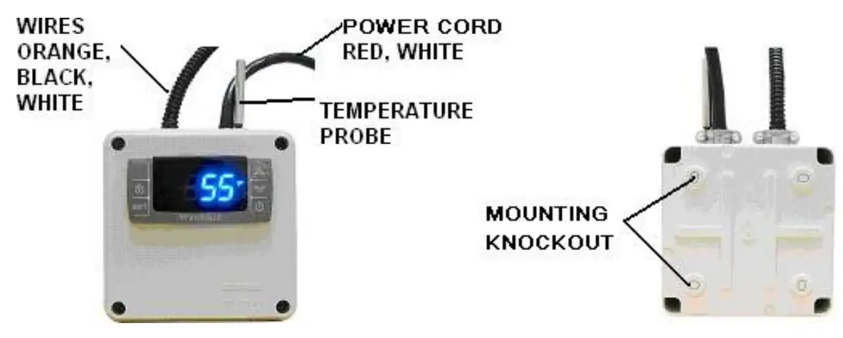 Vinotemp WM-2500SSWWC Split Water Cooled Wall Recessed Cooling System - fig 4