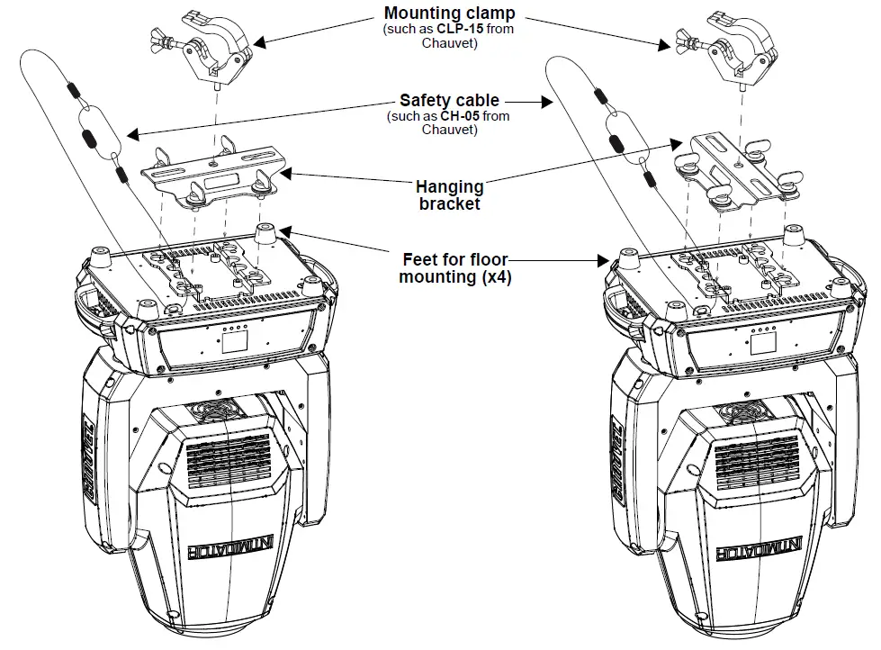 CHAUVET DJ Spot 475ZX Intimidator LED Moving-Head Spot 1