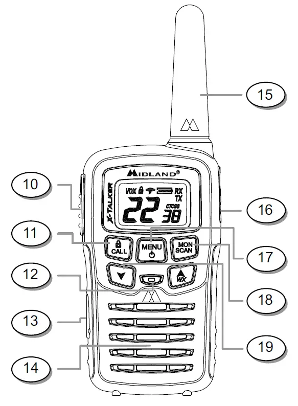 MIDLAND T10 and T30 Series X-Talker Two Way Radios 2