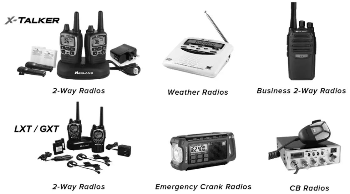 MIDLAND T10 and T30 Series X-Talker Two Way Radios 8