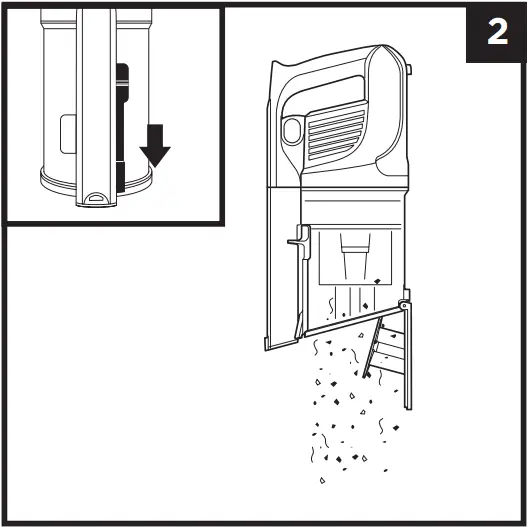 IZ201EU Series - EMPTYING THE DUST CUP 2