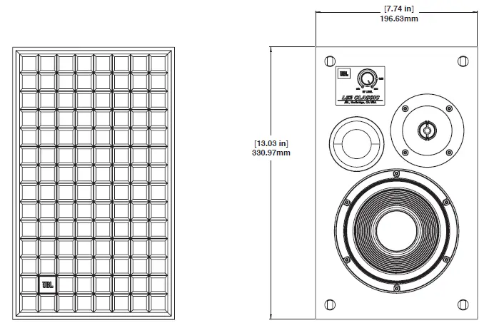 JBL L52 Classic 5.25-inch (130mm) 2-way Bookshelf Loudspeaker fig 3