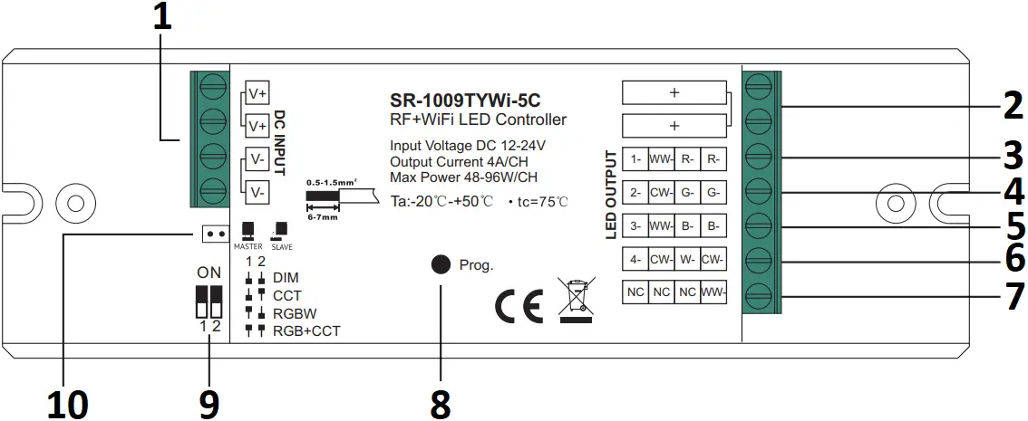 SUNRICHER 1009TYWi5C - Function