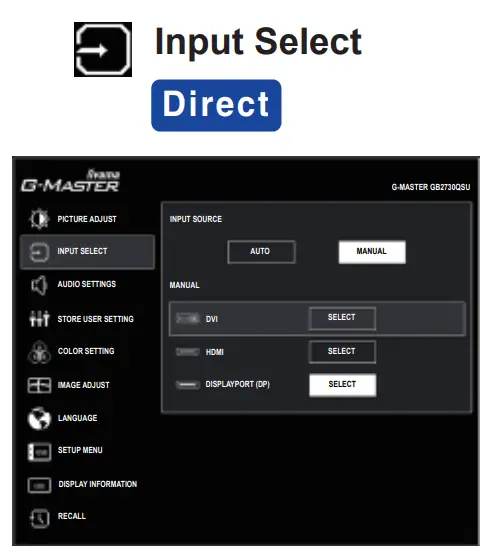iiyama GB2730QSU G-Master LCD Monitor fig 10