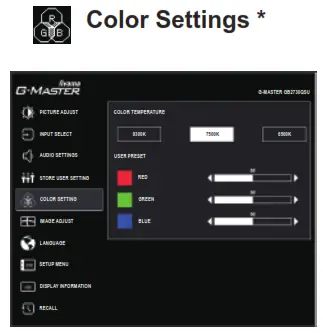 iiyama GB2730QSU G-Master LCD Monitor fig 22