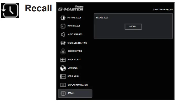 iiyama GB2730QSU G-Master LCD Monitor fig 3