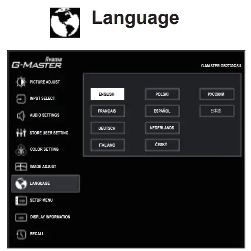 iiyama GB2730QSU G-Master LCD Monitor fig 6