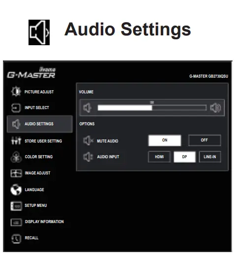 iiyama GB2730QSU G-Master LCD Monitor fig 9