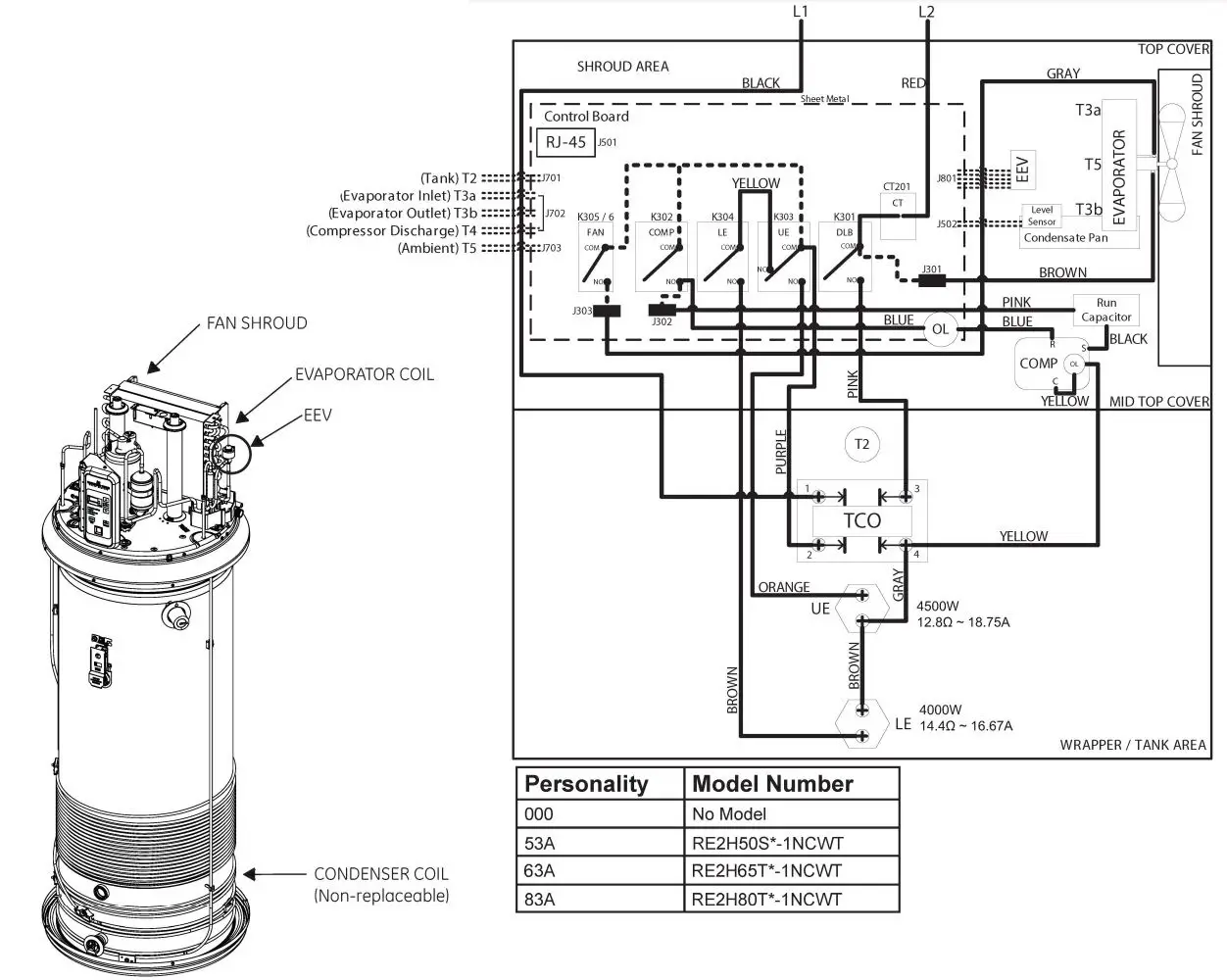 BRADFORD WHITE RE2H50 Heat Pump Water Heater Instruction Manual - Electronic Expansion Valve