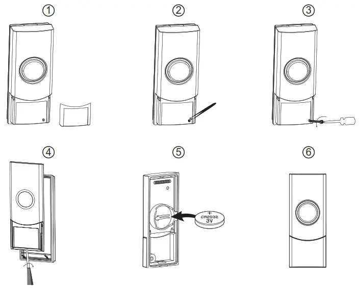 Alecto ADB 11 Wireless Bell - Outdoor